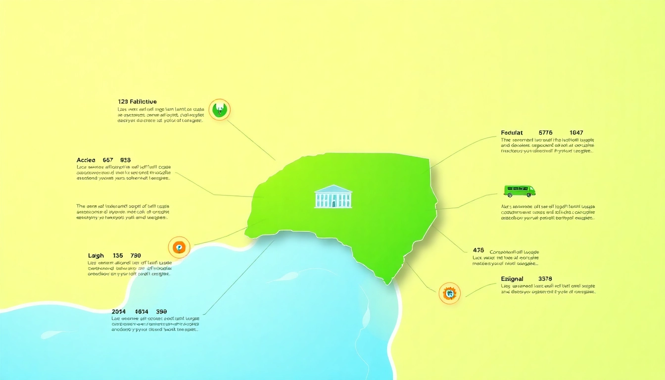 Define State with a detailed map of a political entity showcasing government symbols.