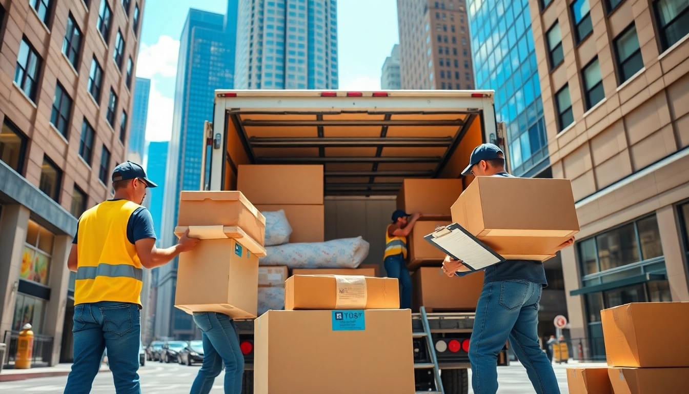 Efficient movers loading furniture in NYC, showcasing the Best movers nyc in action.