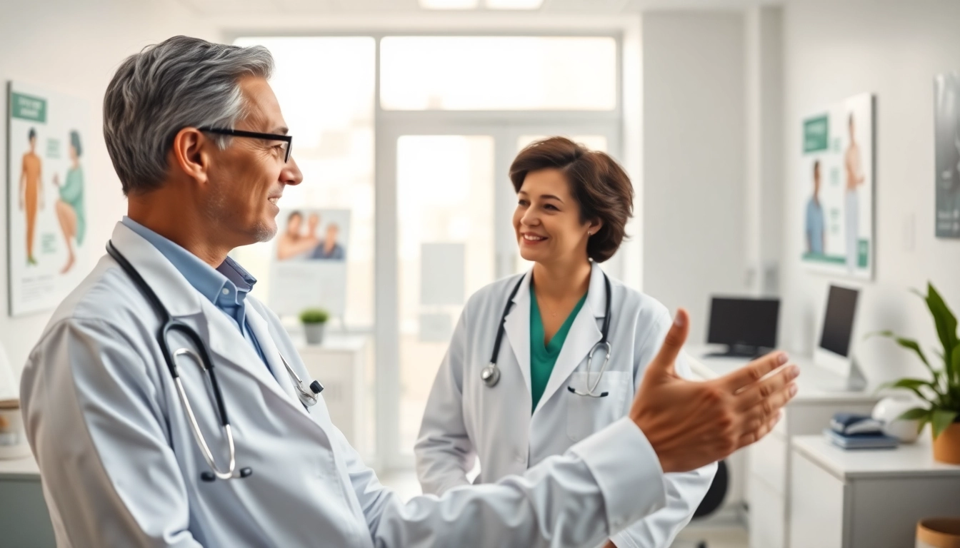 Concierge doctor las vegas providing personalized medical care in a modern office.