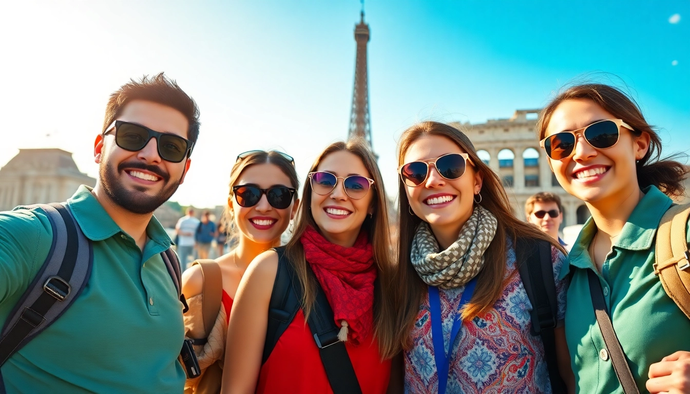 Join travelers experiencing a europe tour package from malaysia amidst popular European landmarks.