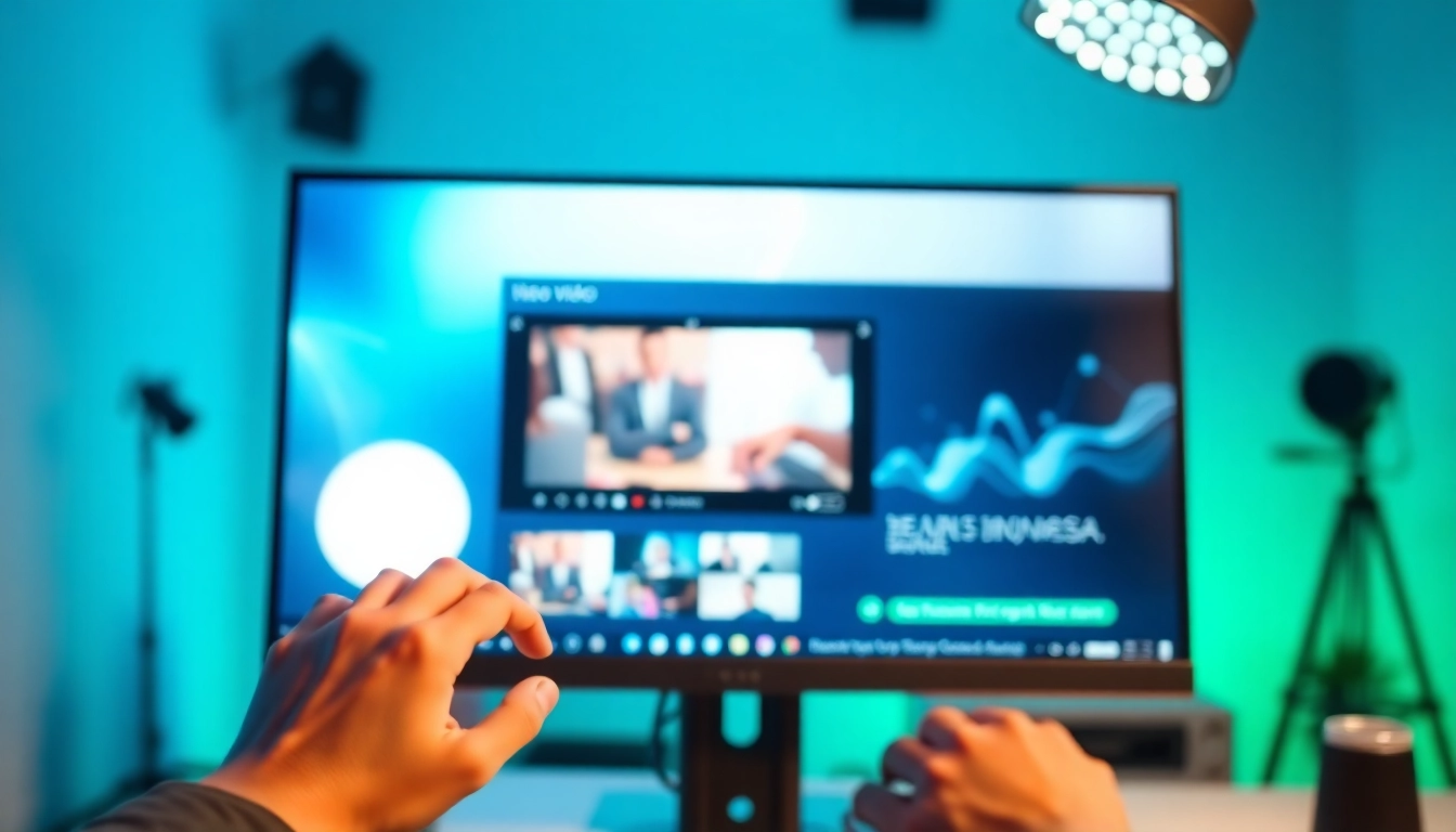 Creating dynamic KlingAI Prompts in a modern studio setup with advanced technology.