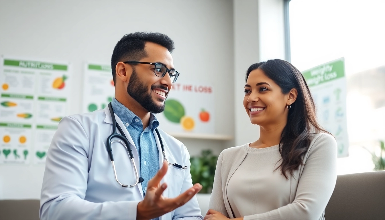 Consultation at a weight loss clinic las vegas focused on personalized nutrition and health strategies.