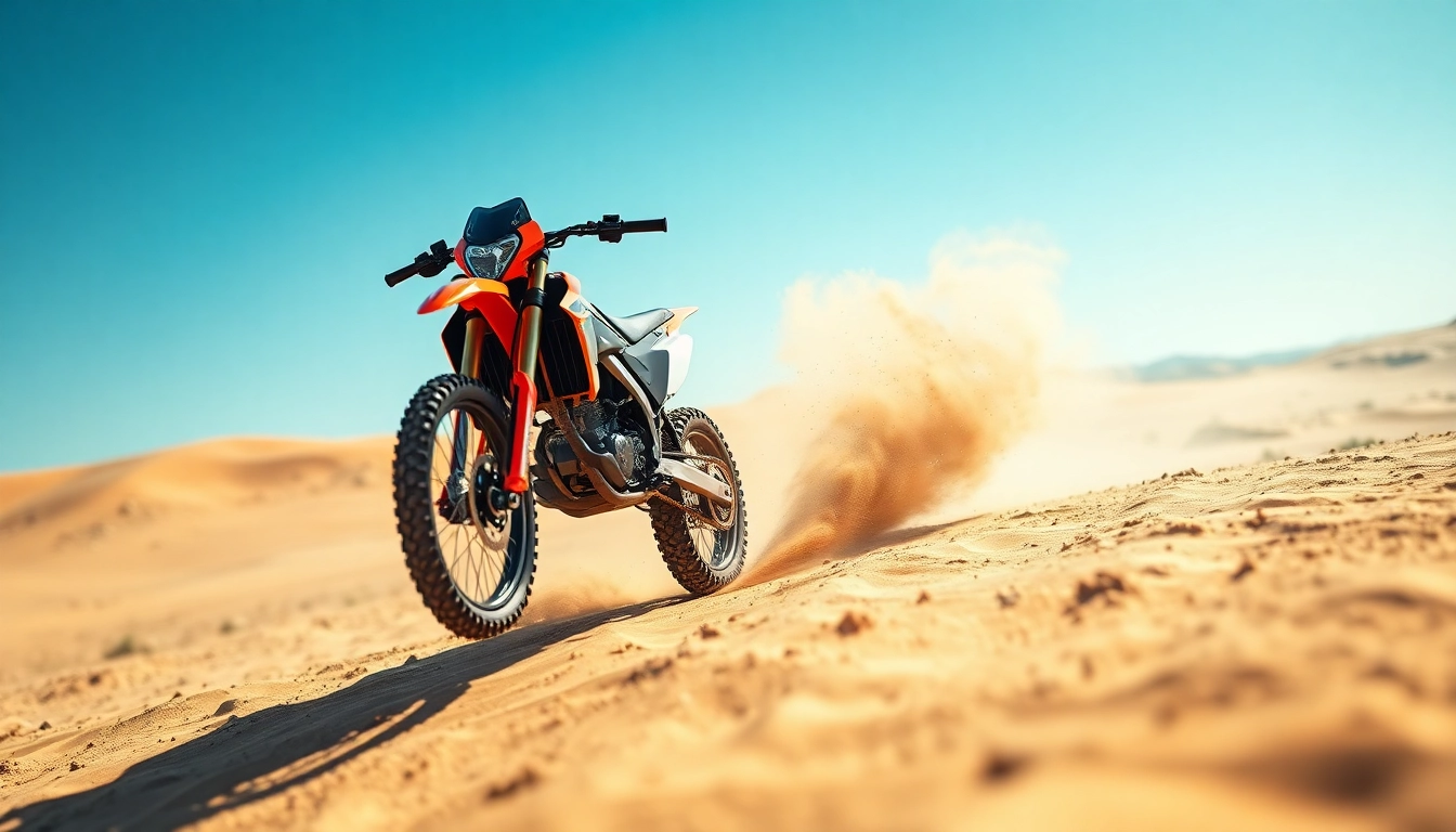 Experience the thrilling Altis Sigma MX electric dirt bike jumping over rugged terrain.