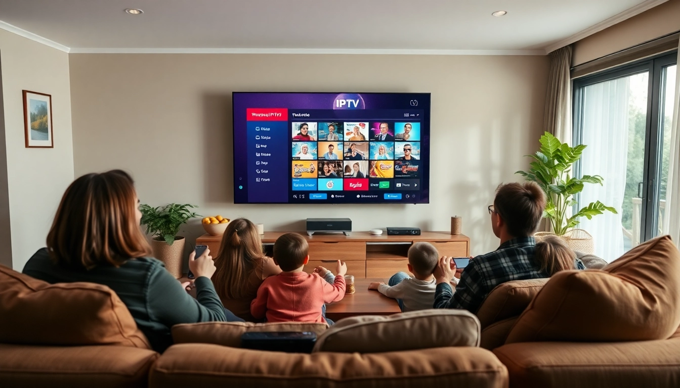 Comprar IPTV y disfrutar de entretenimiento familiar en un ambiente acogedor.