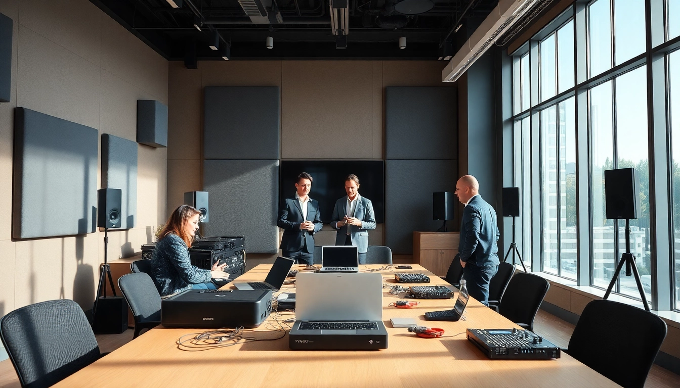 Highlighting acoustic consultancy at https://www.polarisacoustics.com with professionals in a modern office.