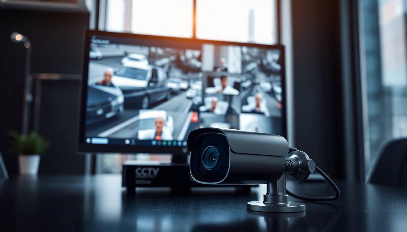 Enhance security with CCTV & Remote Monitoring in a modern office setup.