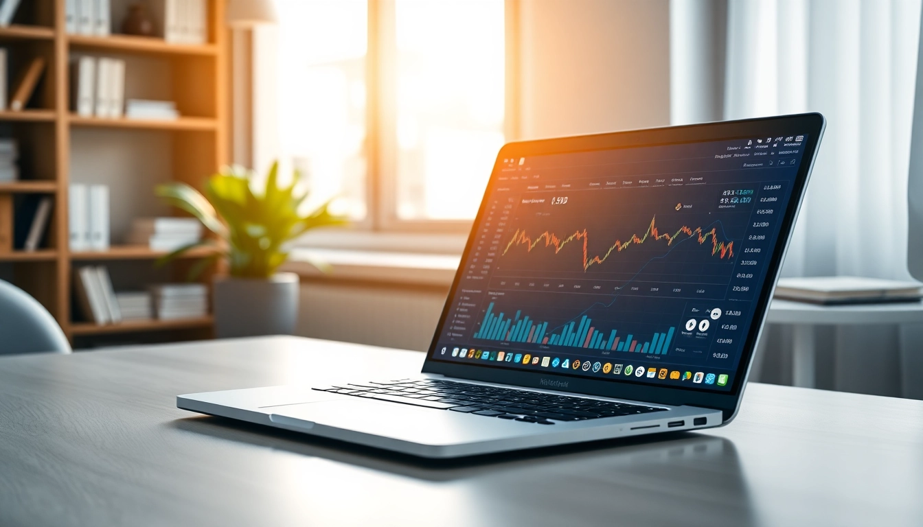 Manage your assets easily with guarda wallet on a sleek and modern laptop interface.