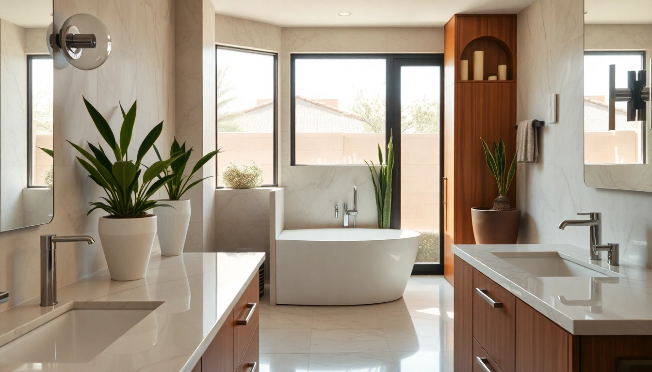 Transform your space with expert bathroom remodeling Palm Springs showcasing modern design and custom fixtures.