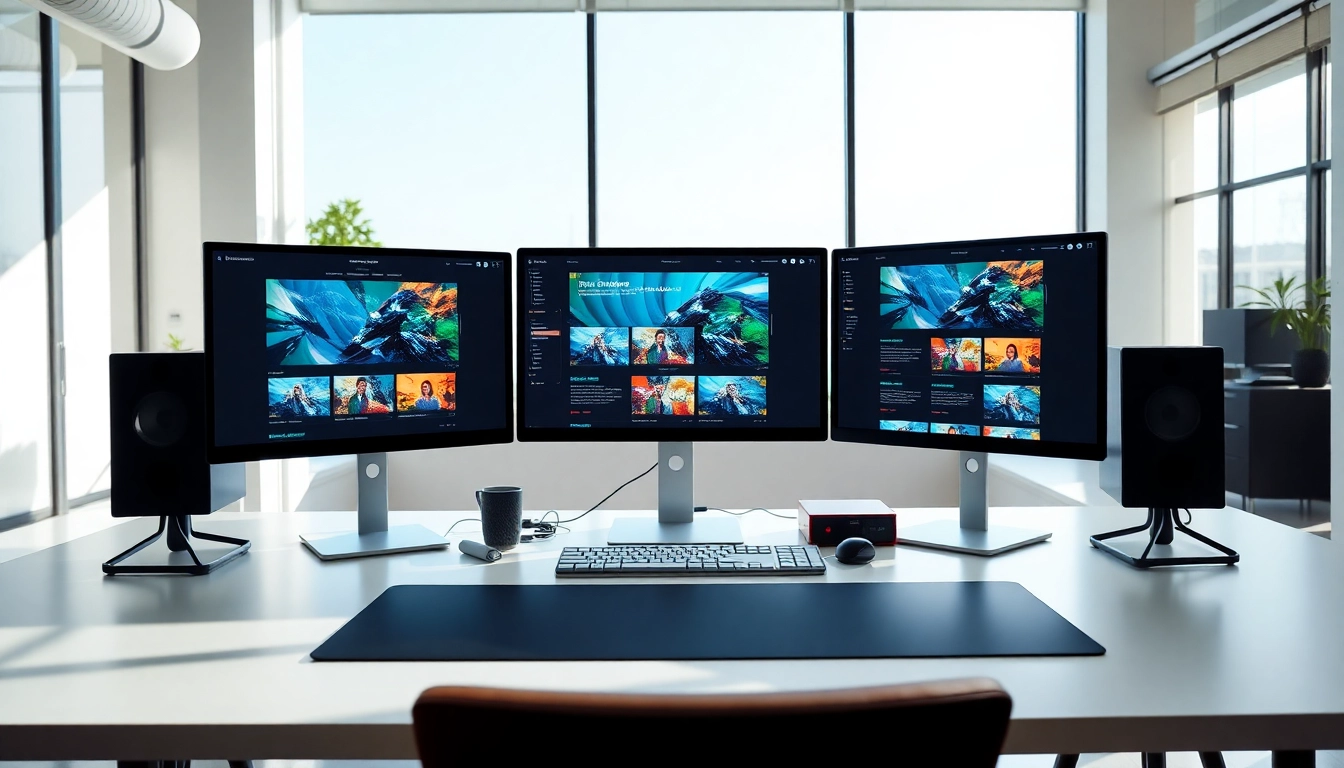 Enhance your online presence with custom web design Missouri displayed prominently in a creative workspace.