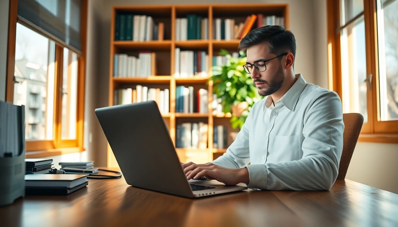 Learn how to get Xanax in a tranquil home office setting with a computer.