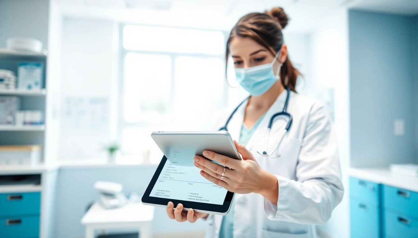Utilizing electronic prescribing systems for seamless medication management in a modern clinic.