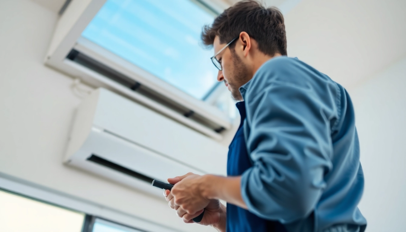 Repairing Scottsdale ac unit by a skilled technician with focus on tools and air conditioning.