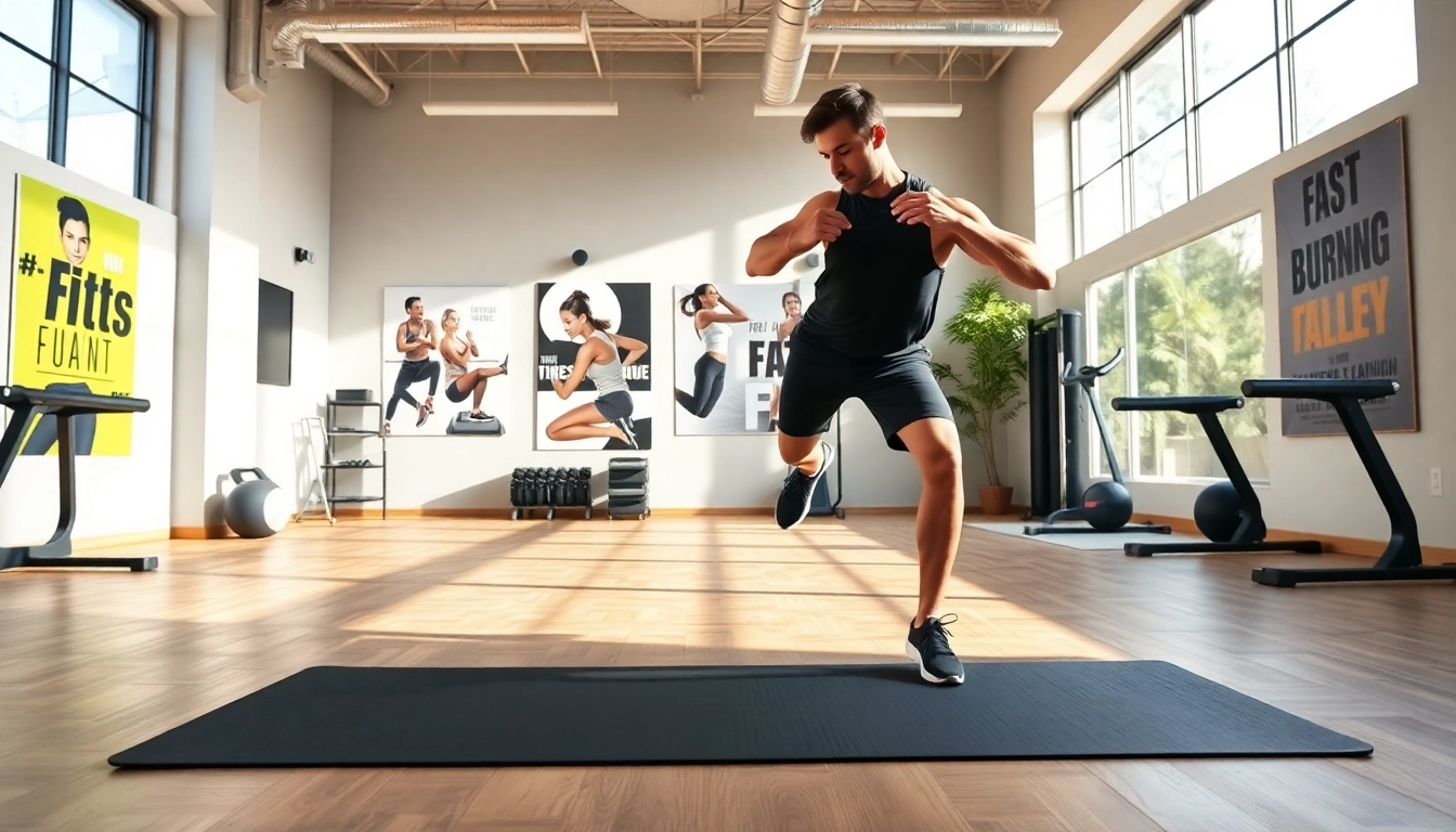 Learn what is the strongest natural fat burner with fitness coach demonstrating exercises.