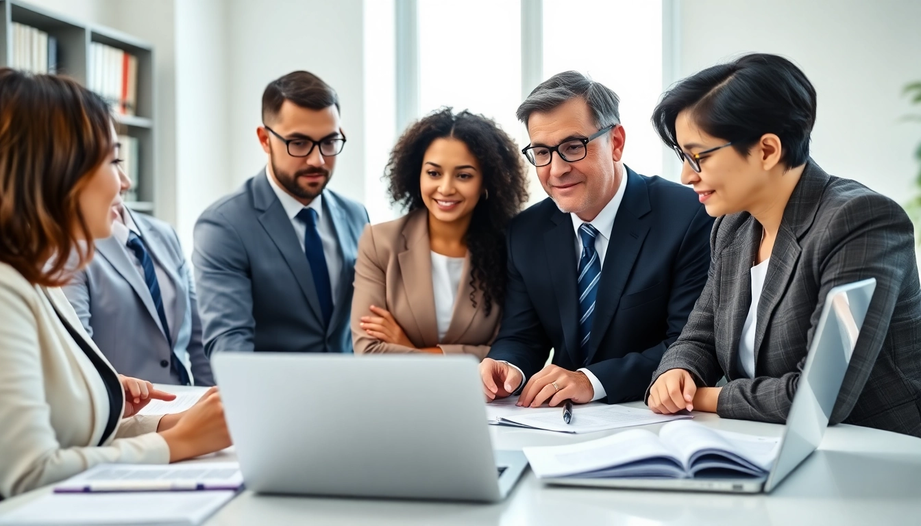 Maryland workers comp lawyers providing expert legal advice in a modern office.
