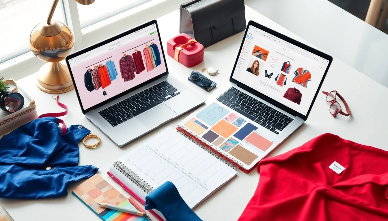 Craft a stunning outfit planner with organized fashion swatches and accessories.